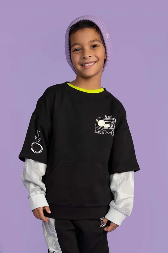 Otroški bombažen pulover Coccodrillo