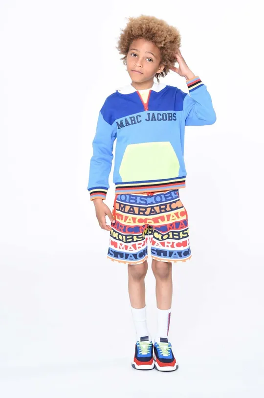 modra Otroški pulover Marc Jacobs Fantovski
