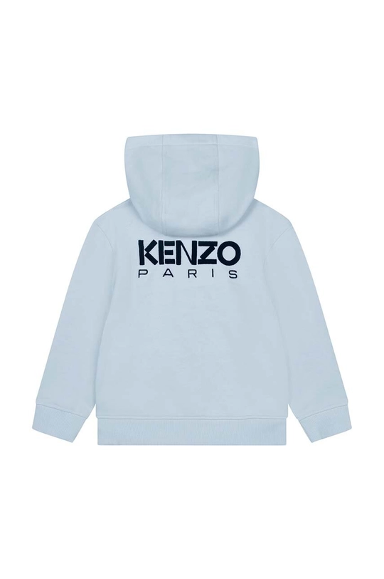 Dječja pamučna dukserica Kenzo Kids plava