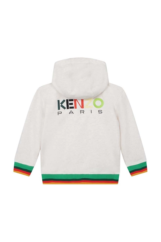 Дитяча бавовняна кофта Kenzo Kids бежевий