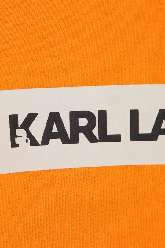 oranžová Detská mikina Karl Lagerfeld