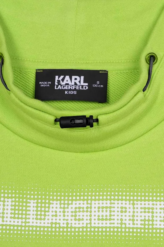 zelená Detská mikina Karl Lagerfeld