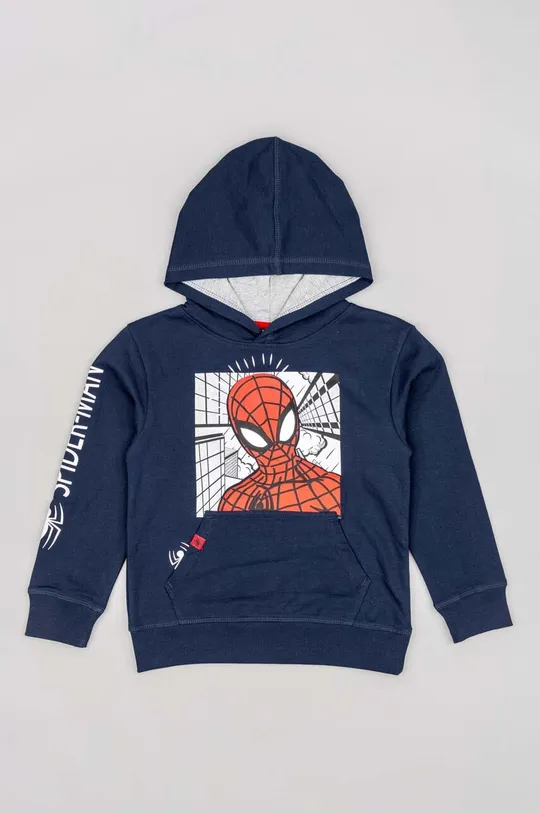 sötétkék zippy gyerek melegítőfelső pamutból x Spiderman Fiú