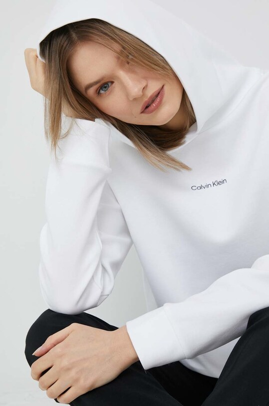Кофта Calvin Klein женская цвет белый однотонная | ANSWEAR.ua