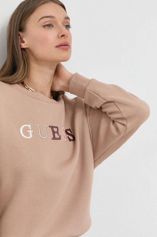 beżowy Guess bluza