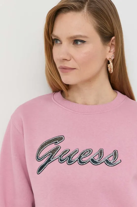 Guess bluza różowy