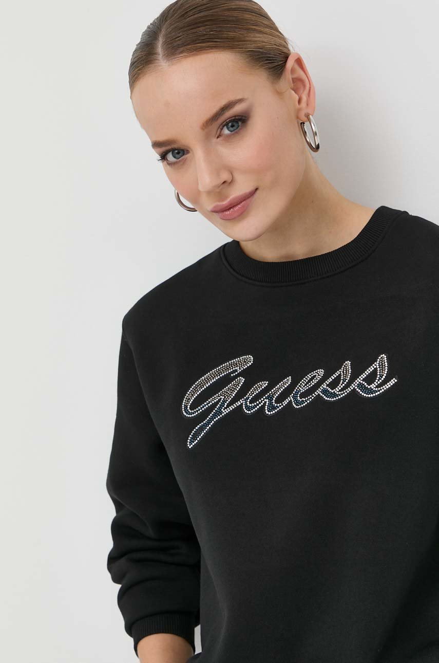 czarny Guess bluza