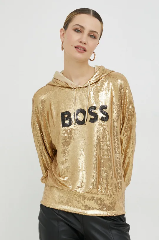 χρυσαφί Μπλούζα BOSS Γυναικεία