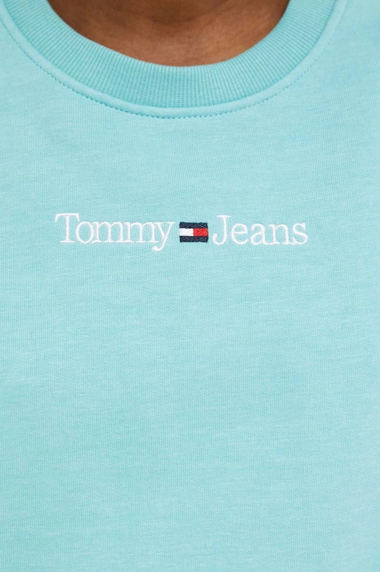 Μπλούζα Tommy Jeans DW0DW15056.PPYX τιρκουάζ