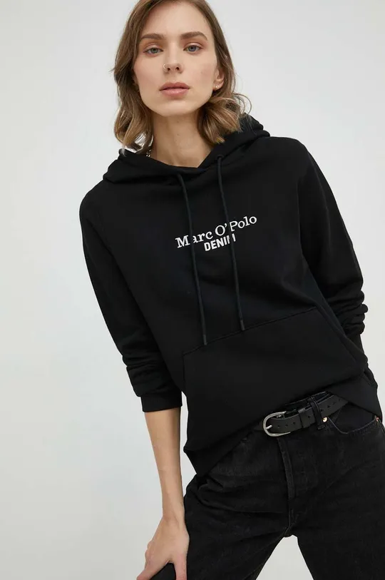 μαύρο Βαμβακερή μπλούζα Marc O'Polo DENIM Γυναικεία