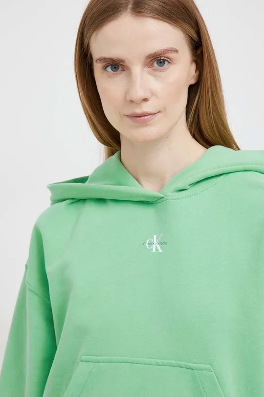 зелёный Хлопковая кофта Calvin Klein Jeans