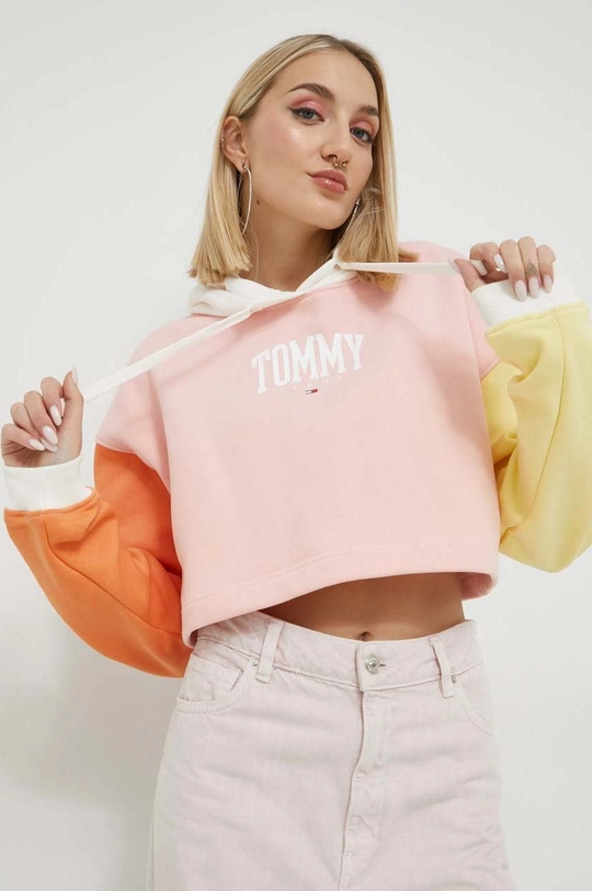 roza Bluza Tommy Jeans Ženski