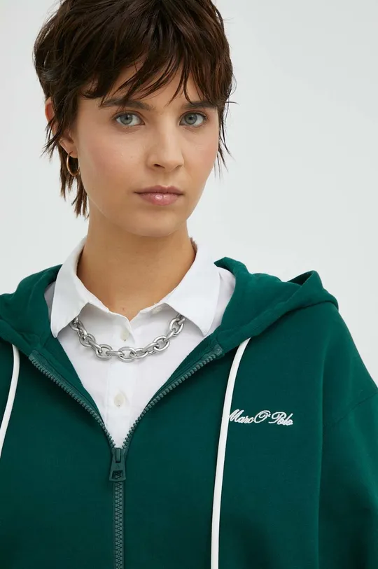 πράσινο Βαμβακερή μπλούζα Marc O'Polo Γυναικεία