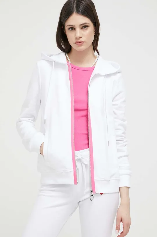 λευκό Βαμβακερή μπλούζα Love Moschino Γυναικεία