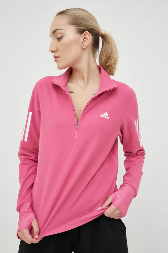 rózsaszín adidas Performance futós felső Own the Run Női