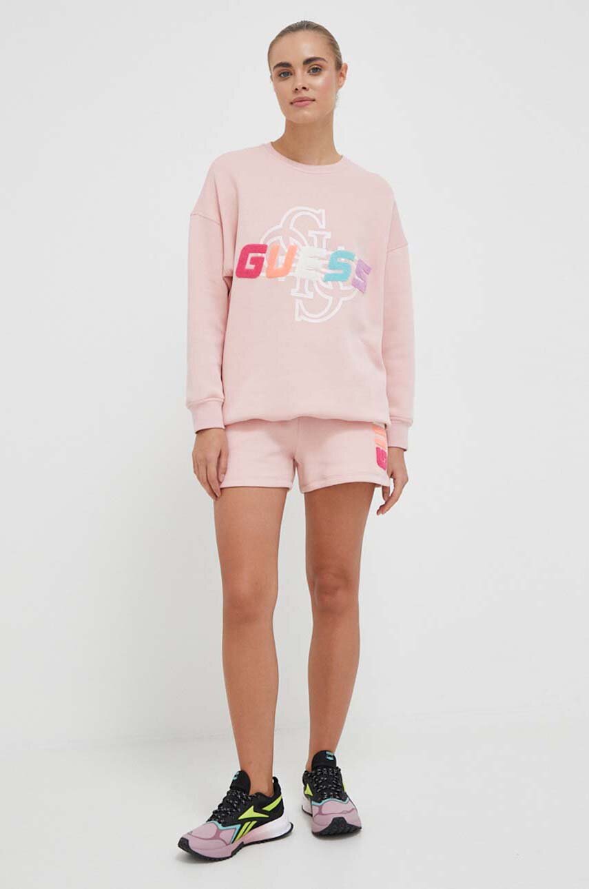 Guess bluza różowy