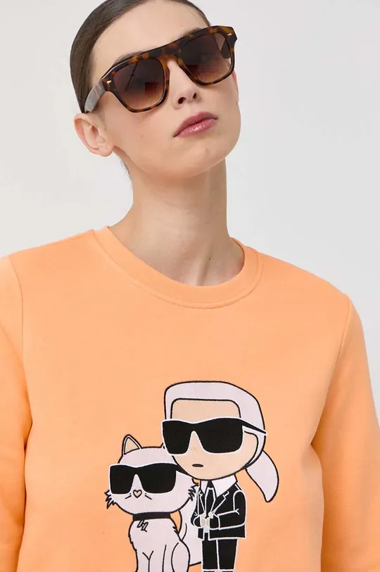 pomarańczowy Karl Lagerfeld bluza