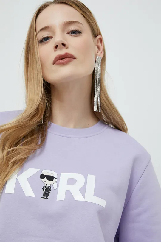 violet Karl Lagerfeld bluza De femei