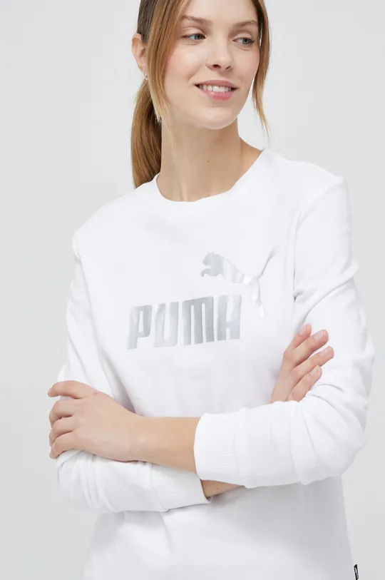 biały Puma bluza Damski