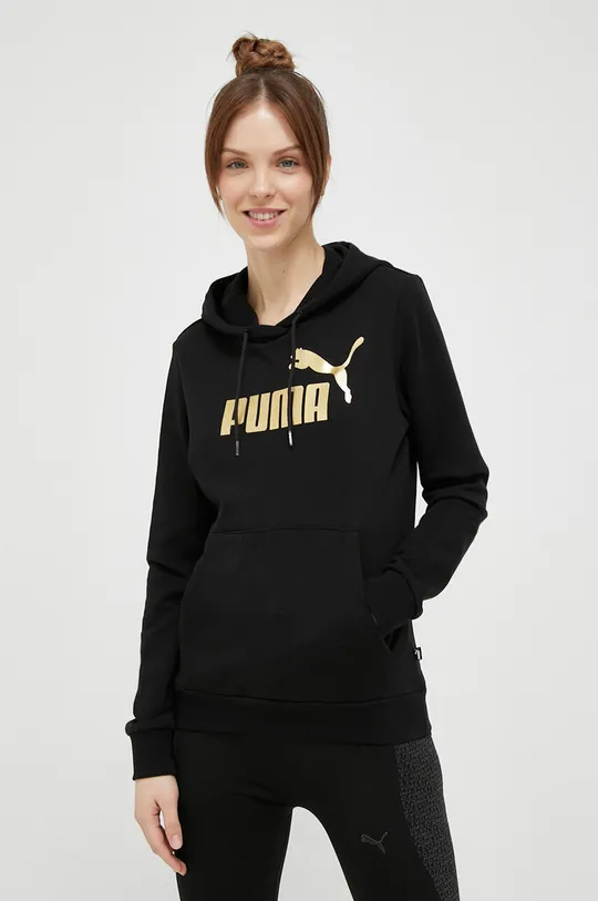 črna Pulover od trenirke Puma Ženski