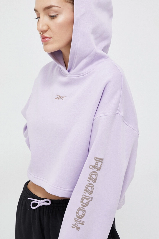 vijolična Bluza Reebok Ženski