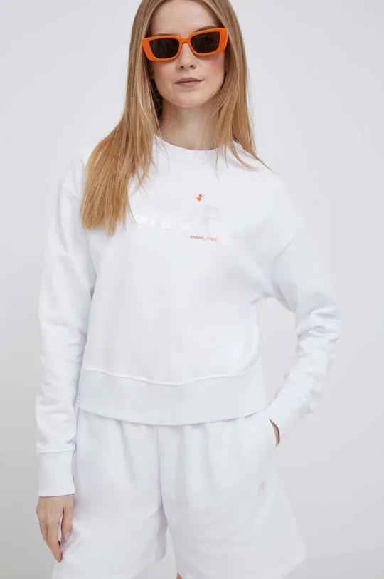 λευκό Βαμβακερή μπλούζα Save The Duck Γυναικεία
