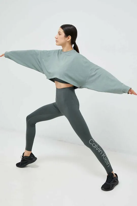 Mikina na jogu adidas Performance Studio zelená