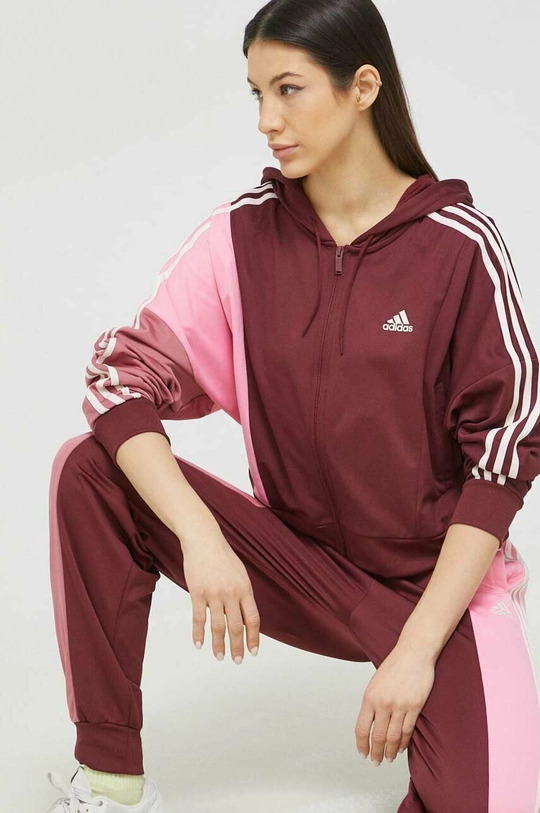 burgundia adidas melegítő szett Női