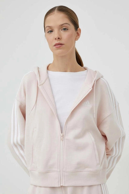 różowy adidas bluza bawełniana Damski