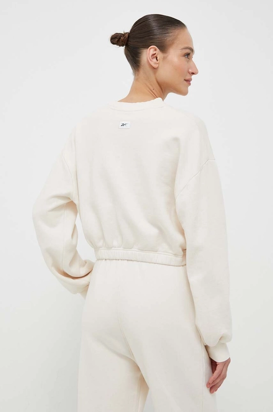 Reebok Classic cotton sweatshirt Natural Dye  Basic material: 100% Cotton Rib-knit waistband: 95% Cotton, 5% Elastane