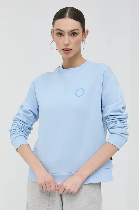 μπλε Βαμβακερή μπλούζα Trussardi Γυναικεία