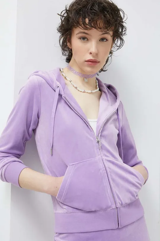vijolična Pulover Juicy Couture Robertson Ženski