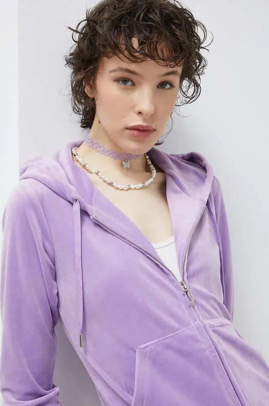 vijolična Pulover Juicy Couture Robertson