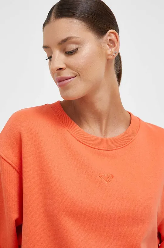 πορτοκαλί Βαμβακερή μπλούζα Roxy