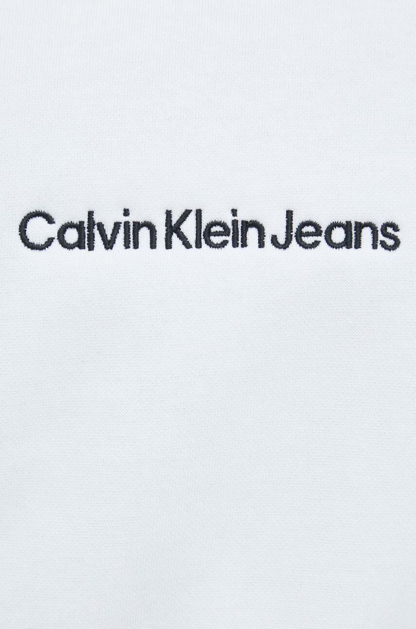 Кофта Calvin Klein Jeans жіноча колір білий з аплікацією | ANSWEAR.ua