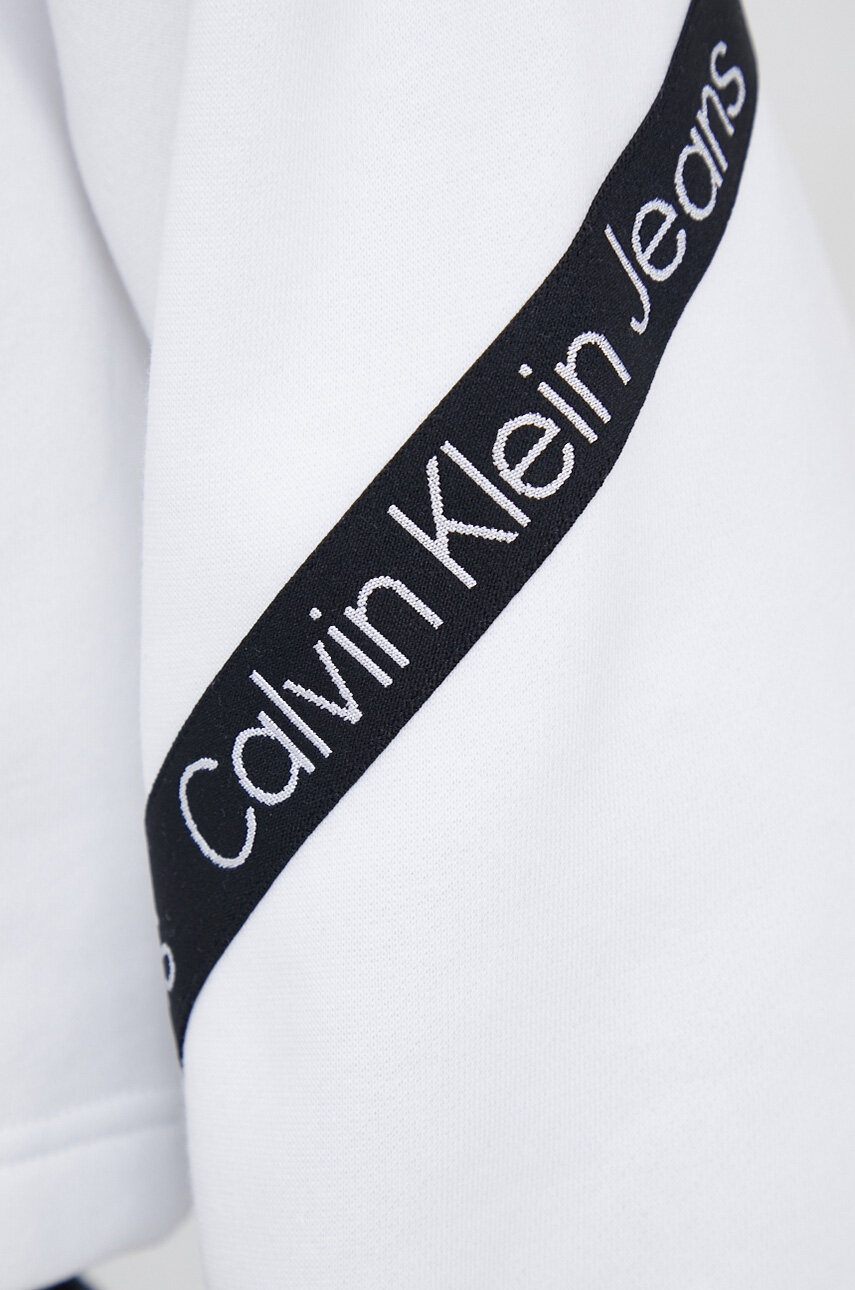 Кофта Calvin Klein Jeans жіноча колір білий з аплікацією | ANSWEAR.ua