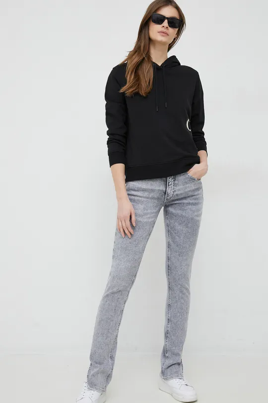 Pamučna dukserica Calvin Klein Jeans crna