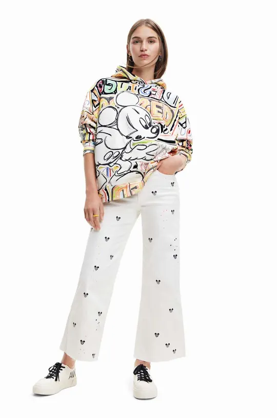 πολύχρωμο Βαμβακερή μπλούζα Desigual Disney's Mickey Mouse Γυναικεία