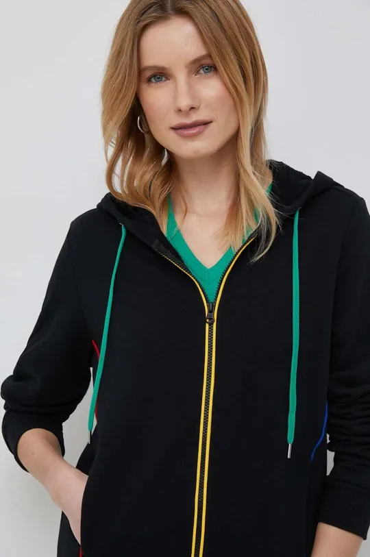 μαύρο Βαμβακερή μπλούζα United Colors of Benetton Γυναικεία