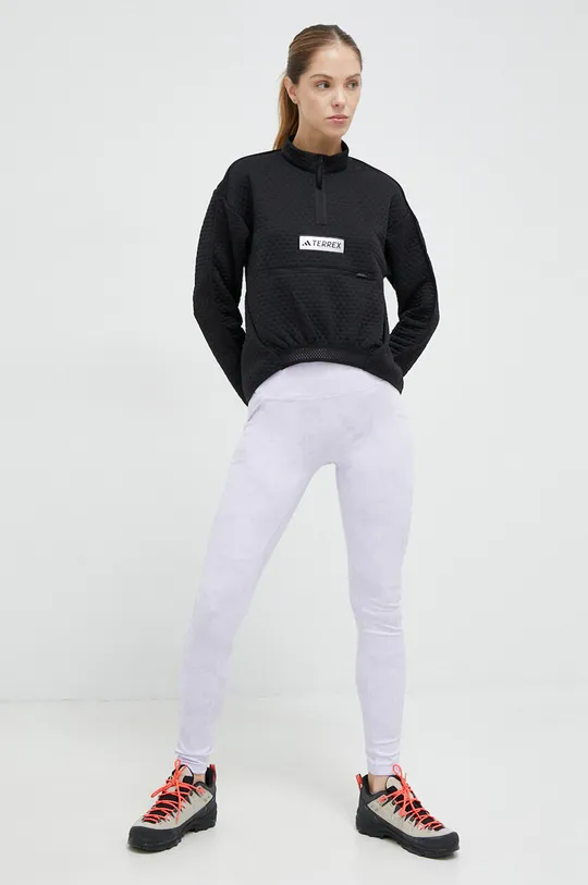 adidas TERREX sportos pulóver Utilitas fekete