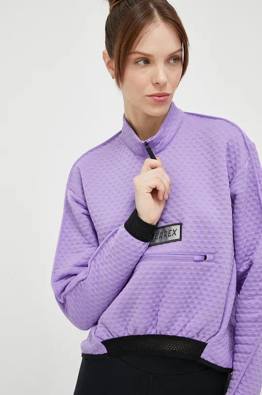 vijolična Športni pulover adidas TERREX