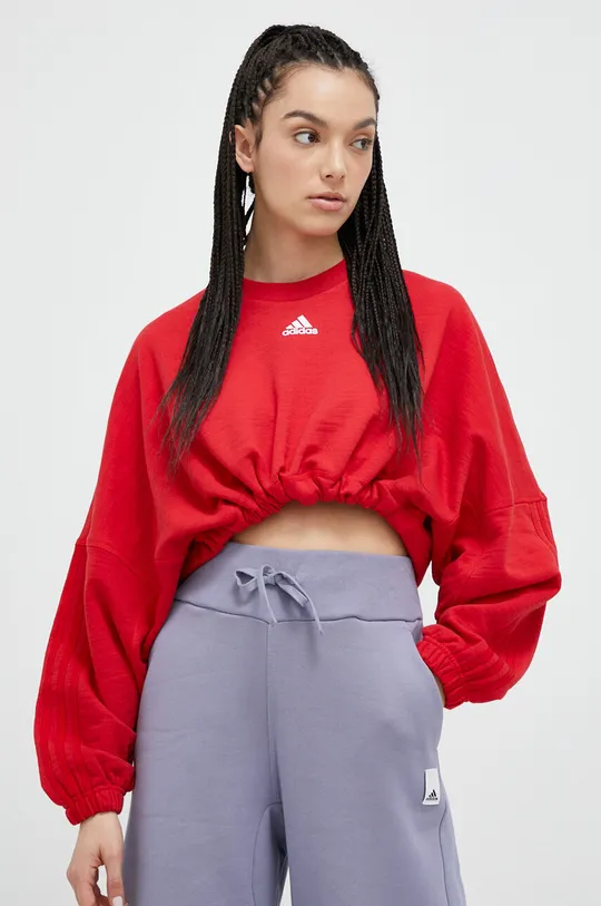 κόκκινο Μπλούζα adidas Γυναικεία
