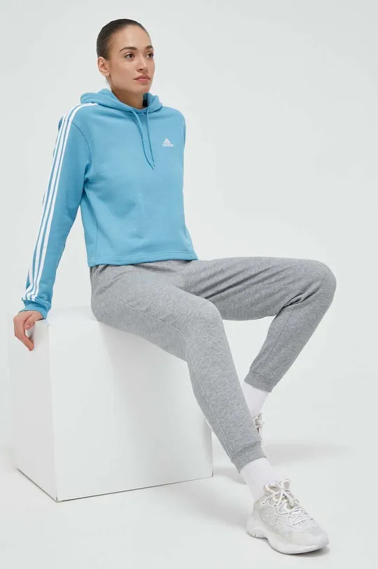 adidas pamut melegítőfelső kék