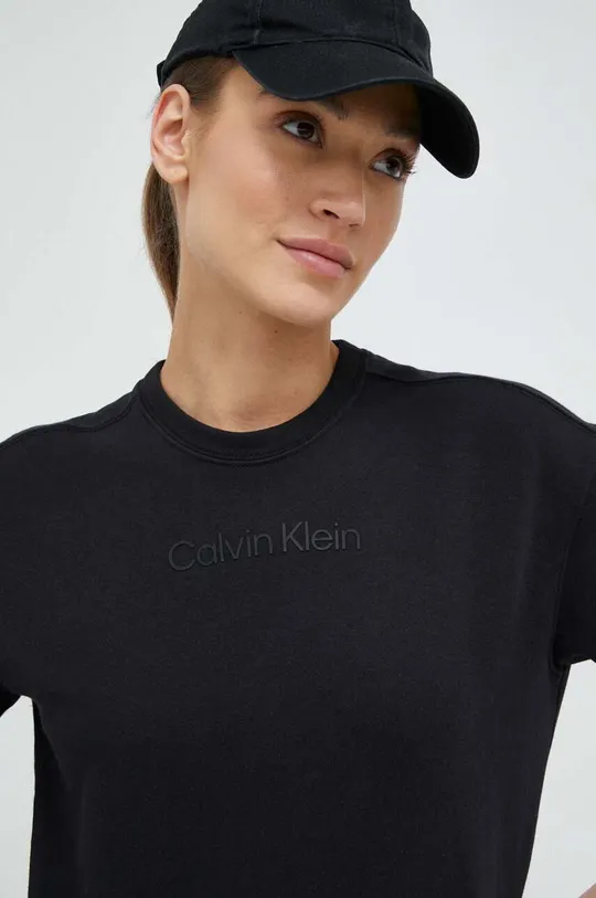 čierna Tréningová mikina Calvin Klein Performance Essentials
