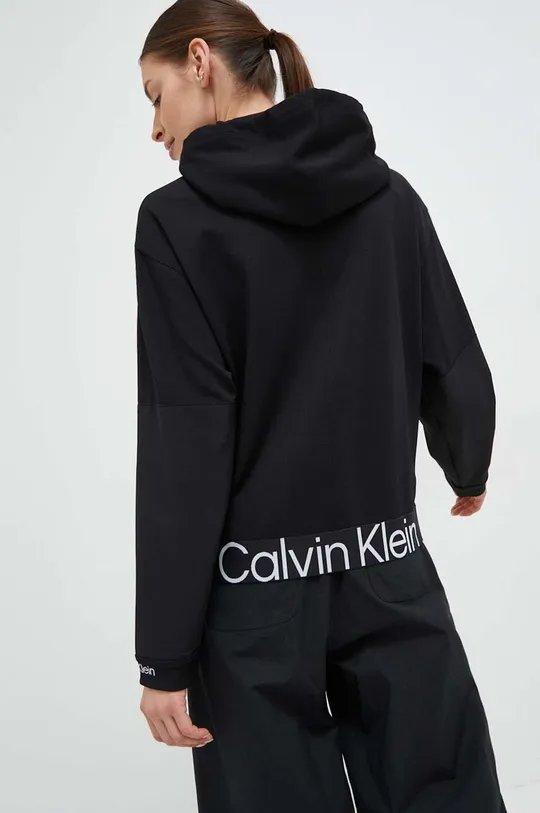 чёрный Кофта для тренинга Calvin Klein Performance Effect Женский