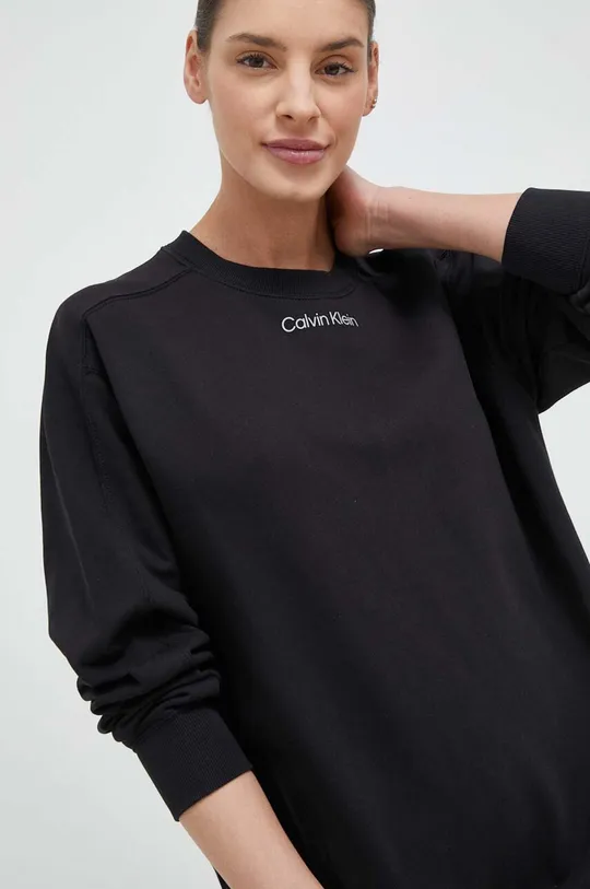 čierna Tepláková mikina Calvin Klein Performance CK Athletic