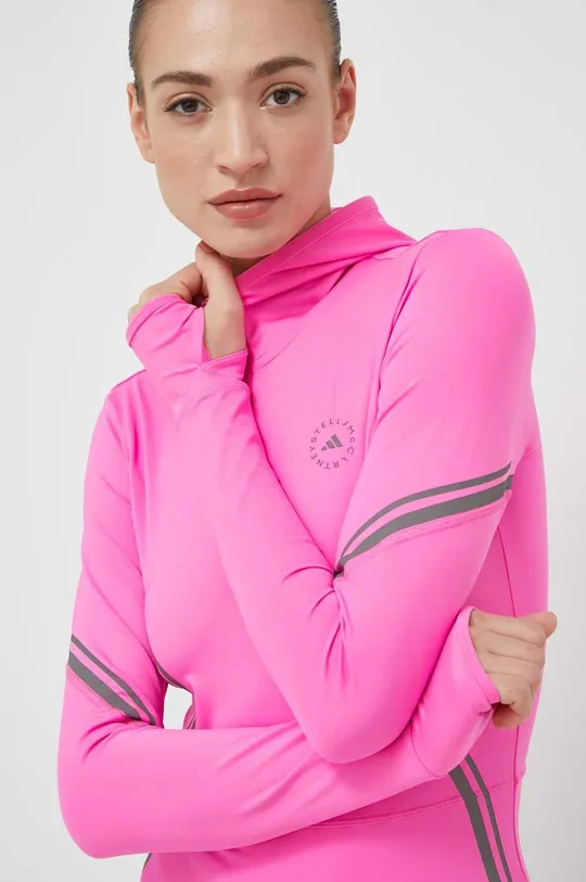 różowy adidas by Stella McCartney bluza do biegania
