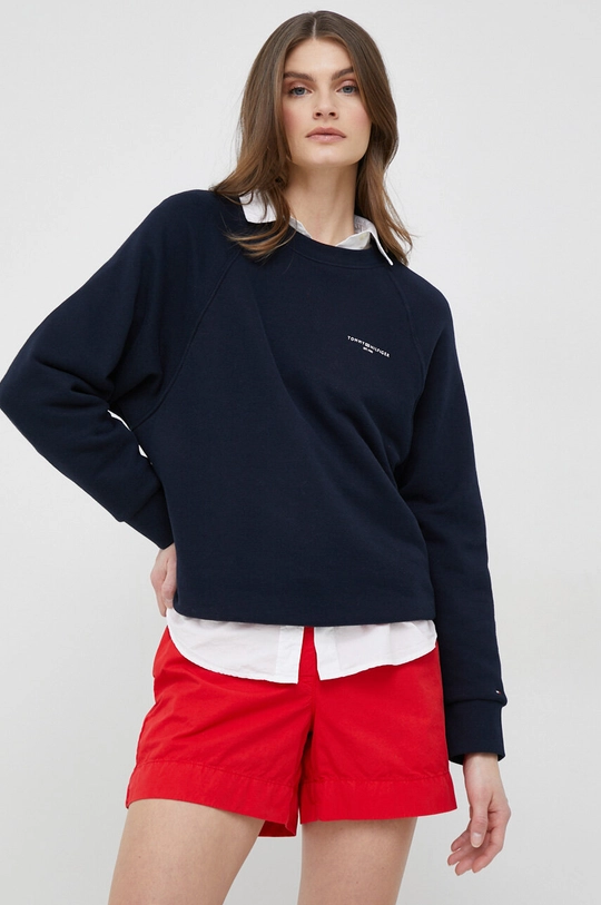 blu navy Tommy Hilfiger felpa Donna