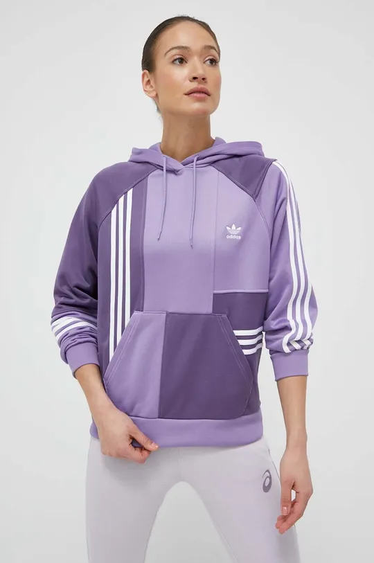 Μπλούζα adidas Originals μωβ