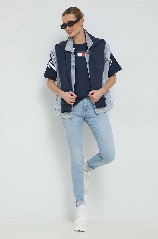 Μπλούζα Tommy Jeans DW0DW15649.PPYX σκούρο μπλε SS23